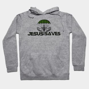 Jesus Saves Parachute Hoodie